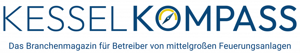 KesselKompass Logo, Branchenmagazin für Betreiber mittelgroßer Feuerungsanlagen