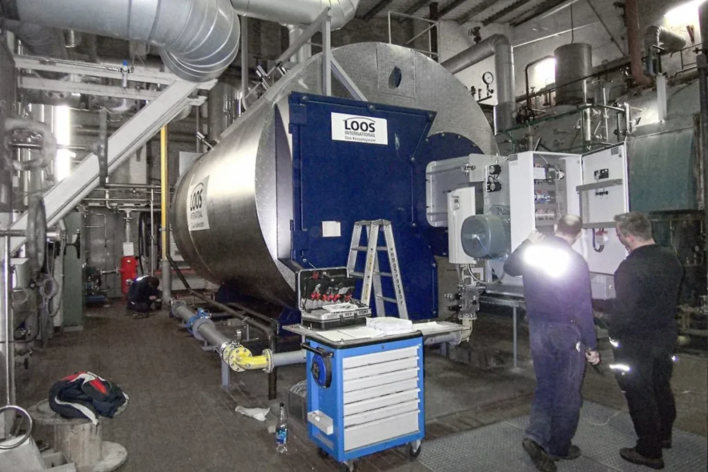 Erneuerung des 18-t/h-Dampfkessels bei Hochwald Foods